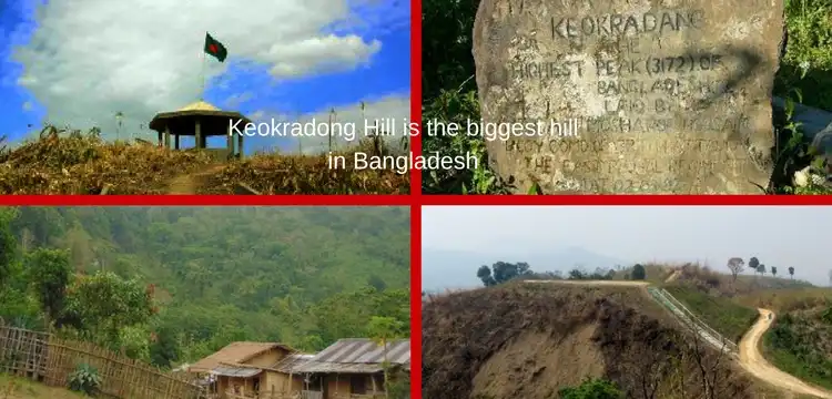 Keokradong Hill is the Biggest Hill at Ramu Banderban Chittagong