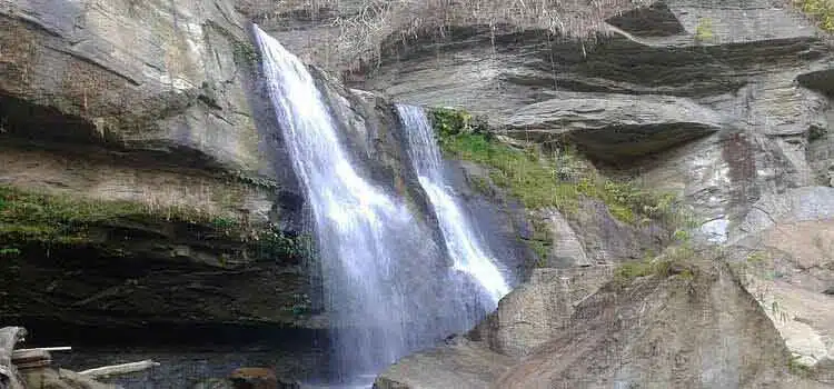 Tinap Saitar Waterfall at Rowangchhari Upazila in Bandarban